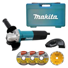 Meuleuse d'angle Ø 125mm 840W + Coffret Makpac | Makita 9558HNRGK1