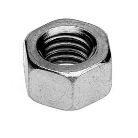 Écrou hexagonal 6 pans en acier zingué - Ø 16 mm - boîte de 10 pcs