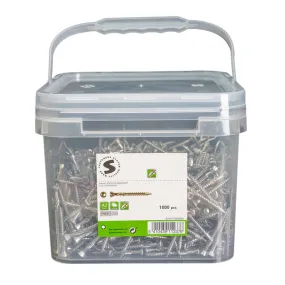Vis terrasse A2 inox Ø 5x60 mm Petite tête + Embout Torx 25 - Seau de 1000