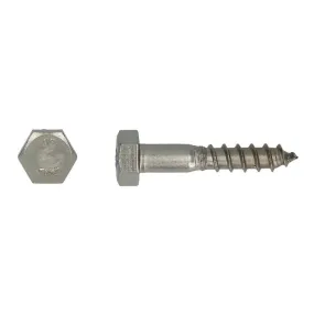 Tirefond acier inox A2 Ø10x100 mm DIN 571 Pgb-fasteners - 50 pièces 