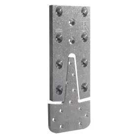 Etrier à queue d'aronde alu 121x60mm ETB120-B pour panne 15x8 cm et 20x8 cm